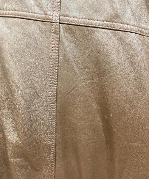 WILLIAM BARRY（ウィリアムバリー）WILLIAM BARRY (ウィリアムバリー) レザージャケット ブラウン サイズ:Lの古着・服飾アイテム