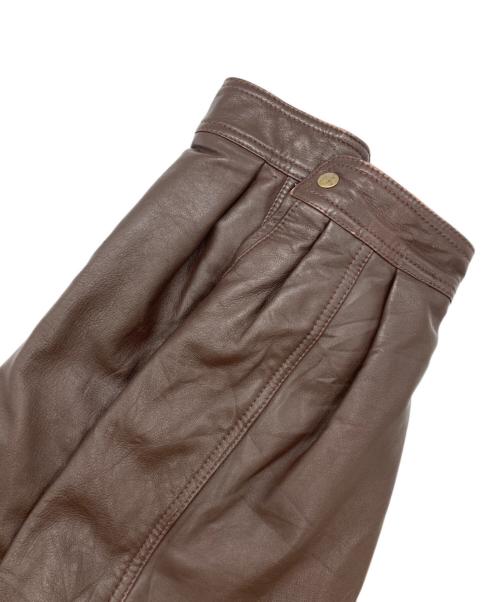 WILLIAM BARRY（ウィリアムバリー）WILLIAM BARRY (ウィリアムバリー) レザージャケット ブラウン サイズ:Lの古着・服飾アイテム