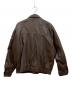 WILLIAM BARRY (ウィリアムバリー) レザージャケット ブラウン サイズ:L：8000円