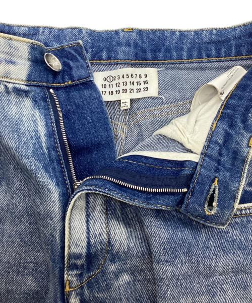 Maison Margiela（メゾンマルジェラ）Maison Margiela (メゾンマルジェラ) スラッシュディテールデニムパンツ インディゴ サイズ:38の古着・服飾アイテム