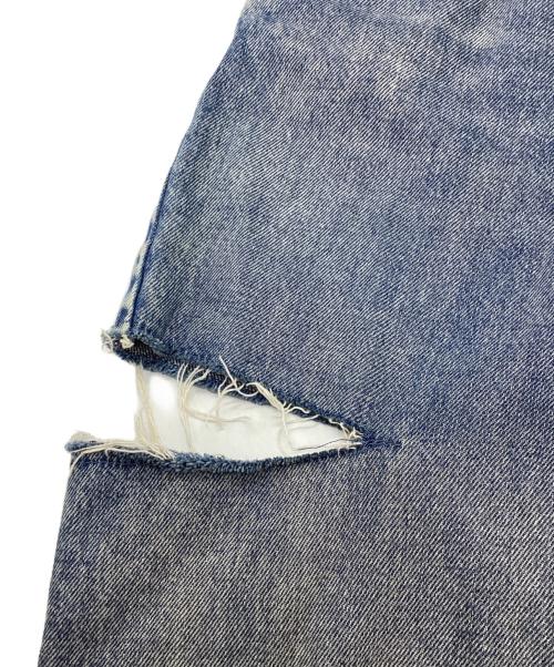 Maison Margiela（メゾンマルジェラ）Maison Margiela (メゾンマルジェラ) スラッシュディテールデニムパンツ インディゴ サイズ:38の古着・服飾アイテム