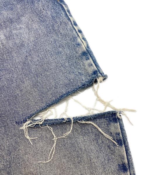 Maison Margiela（メゾンマルジェラ）Maison Margiela (メゾンマルジェラ) スラッシュディテールデニムパンツ インディゴ サイズ:38の古着・服飾アイテム