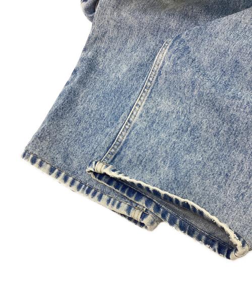 Maison Margiela（メゾンマルジェラ）Maison Margiela (メゾンマルジェラ) スラッシュディテールデニムパンツ インディゴ サイズ:38の古着・服飾アイテム