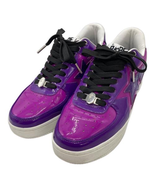 A BATHING APE（アベイシングエイプ）A BATHING APE (ア ベイシング エイプ) スニーカー パープル サイズ:27cmの古着・服飾アイテム