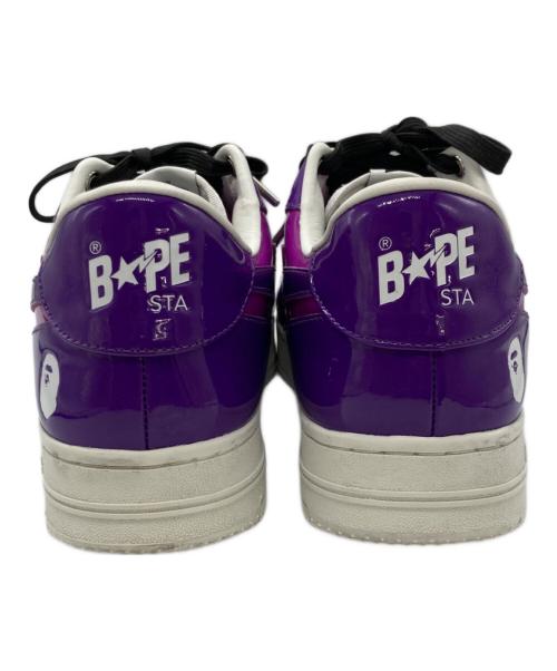 A BATHING APE（アベイシングエイプ）A BATHING APE (ア ベイシング エイプ) スニーカー パープル サイズ:27cmの古着・服飾アイテム