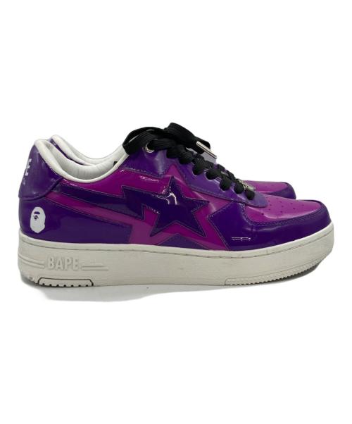A BATHING APE（アベイシングエイプ）A BATHING APE (ア ベイシング エイプ) スニーカー パープル サイズ:27cmの古着・服飾アイテム