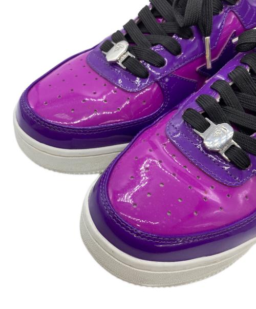 A BATHING APE（アベイシングエイプ）A BATHING APE (ア ベイシング エイプ) スニーカー パープル サイズ:27cmの古着・服飾アイテム