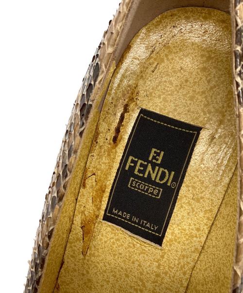 FENDI（フェンディ）FENDI (フェンディ) パンプス ブラウン サイズ:SIZE 38の古着・服飾アイテム