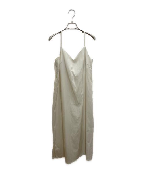 FRAY ID（フレイ アイディー）FRAY ID (フレイ アイディー) ラインフラワープリントカシュワンピース ベージュ サイズ:SIZE 1の古着・服飾アイテム