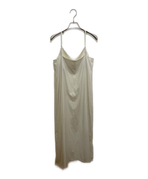 FRAY ID（フレイ アイディー）FRAY ID (フレイ アイディー) ラインフラワープリントカシュワンピース ベージュ サイズ:SIZE 1の古着・服飾アイテム