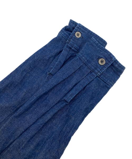 JAPAN BLUE JEANS（ジャパンブルージーンズ）JAPAN BLUE JEANS (ジャパンブルージーンズ) 8oz ミリタリー デニム ノーカラーシャツジャケット インディゴ サイズ:SIZE Lの古着・服飾アイテム