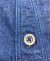 中古・古着 JAPAN BLUE JEANS (ジャパンブルージーンズ) 8oz ミリタリー デニム ノーカラーシャツジャケット インディゴ サイズ:SIZE L：7000円