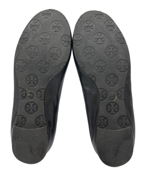 TORY BURCH（トリーバーチ）TORY BURCH (トリーバーチ) フラットシューズ ブラック サイズ:SIZE 6Mの古着・服飾アイテム