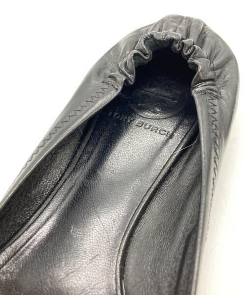 TORY BURCH（トリーバーチ）TORY BURCH (トリーバーチ) フラットシューズ ブラック サイズ:SIZE 6Mの古着・服飾アイテム