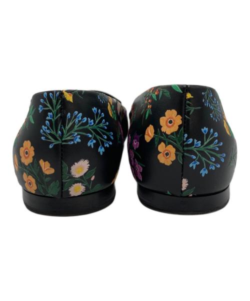 sergio rossi（セルジオロッシ）sergio rossi (セルジオロッシ) SHOGO SEKINE (ショウゴ セキネ) フラットパンプス ブラック サイズ:SIZE 361/2の古着・服飾アイテム