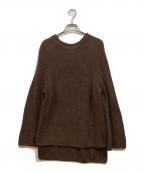 BATONERバトナ―）の古着「シグネーチャーボトルネック」｜ブラウン
