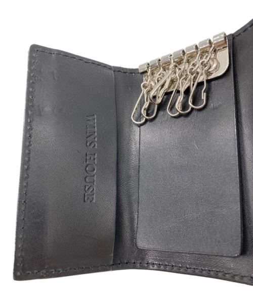 WINSHOUSE（ウインズハウス）WINSHOUSE (ウインズハウス) オイル レザー キーケース ブラックの古着・服飾アイテム