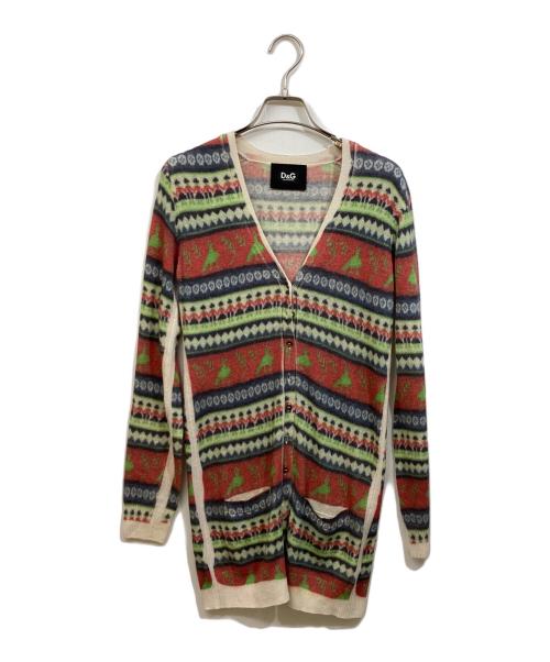 DOLCE & GABBANA（ドルチェ＆ガッバーナ）DOLCE & GABBANA (ドルチェ＆ガッバーナ) ニットカーディガン マルチカラー サイズ:SIZE Sの古着・服飾アイテム