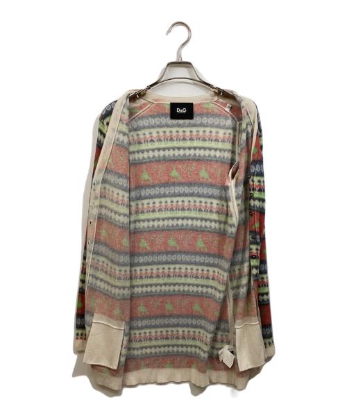 DOLCE & GABBANA（ドルチェ＆ガッバーナ）DOLCE & GABBANA (ドルチェ＆ガッバーナ) ニットカーディガン マルチカラー サイズ:SIZE Sの古着・服飾アイテム