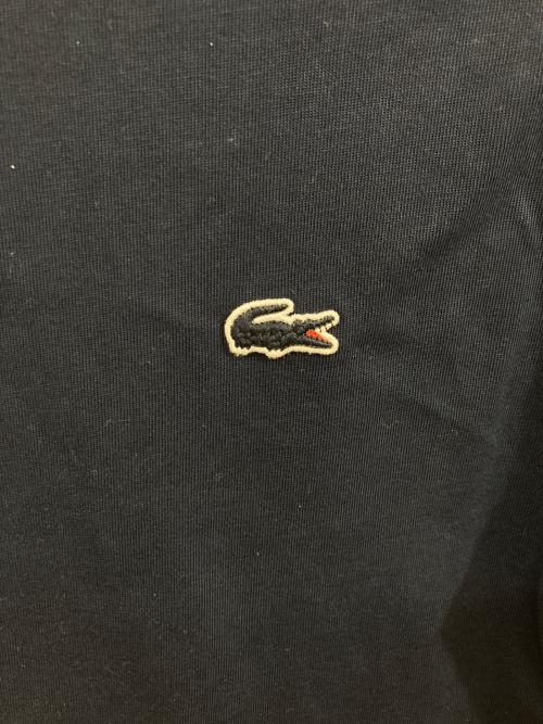 LACOSTE（ラコステ）LACOSTE (ラコステ) アウトラインクロッククルーネックTシャツ ネイビー サイズ:SIZE XSの古着・服飾アイテム