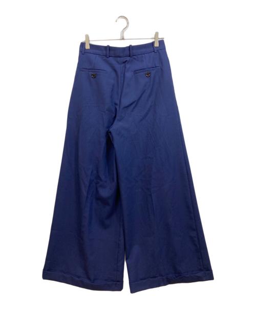MARNI（マルニ）MARNI (マルニ) Wool pleat-front trousers ネイビー サイズ:SIZE 38の古着・服飾アイテム