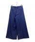 MARNI (マルニ) Wool pleat-front trousers ネイビー サイズ:SIZE 38：18000円