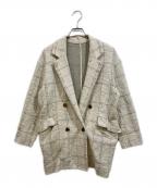 MACPHEEマカフィー）の古着「オーバーサイズテーラードジャケット」｜ベージュ
