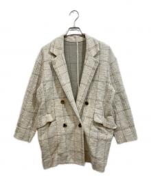 MACPHEE（マカフィー）の古着「オーバーサイズテーラードジャケット」｜ベージュ