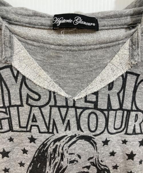 Hysteric Glamour（ヒステリックグラマー）Hysteric Glamour (ヒステリックグラマー) Rock me baby スウェットパーカー グレー サイズ:SIZE Freeの古着・服飾アイテム