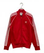 adidasアディダス）の古着「トラックジャケット」｜レッド