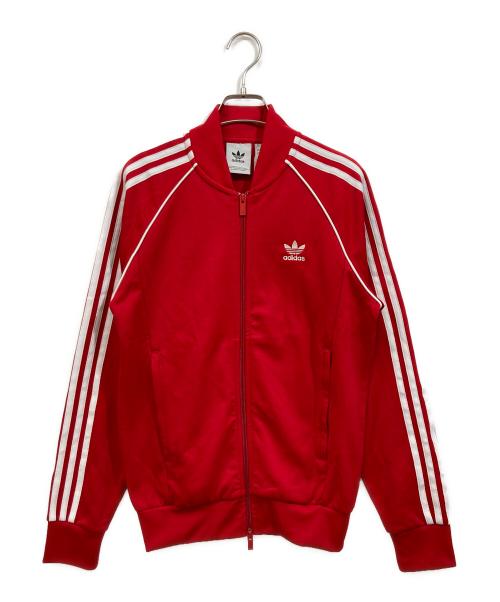 adidas（アディダス）adidas (アディダス) トラックジャケット レッド サイズ:SIZE Sの古着・服飾アイテム