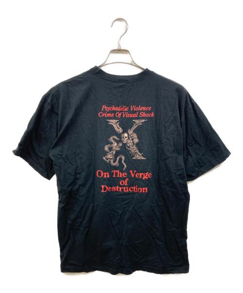 MICHAEL（ミカエル）MICHAEL (ミカエル) 90sプリントTシャツ ブラック サイズ:SIZE XLの古着・服飾アイテム