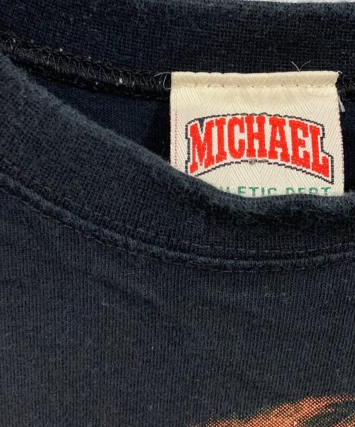 MICHAEL（ミカエル）MICHAEL (ミカエル) 90sプリントTシャツ ブラック サイズ:SIZE XLの古着・服飾アイテム