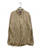 POLO RALPH LAURENポロ・ラルフローレン）の古着「リネンシャツ」｜ベージュ