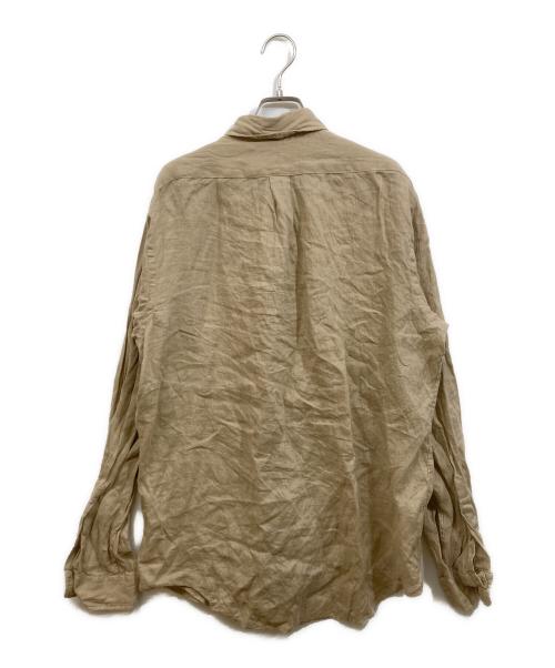 POLO RALPH LAUREN（ポロ・ラルフローレン）POLO RALPH LAUREN (ポロ・ラルフローレン) リネンシャツ ベージュ サイズ:SIZE Lの古着・服飾アイテム