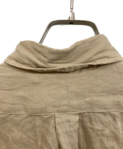 POLO RALPH LAUREN（ポロ・ラルフローレン）POLO RALPH LAUREN (ポロ・ラルフローレン) リネンシャツ ベージュ サイズ:SIZE Lの古着・服飾アイテム