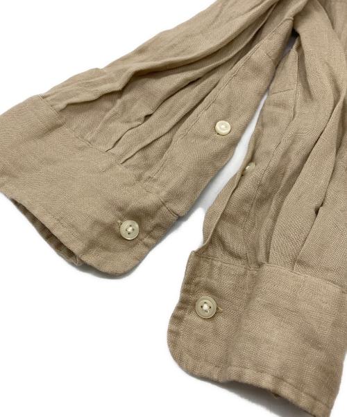 POLO RALPH LAUREN（ポロ・ラルフローレン）POLO RALPH LAUREN (ポロ・ラルフローレン) リネンシャツ ベージュ サイズ:SIZE Lの古着・服飾アイテム