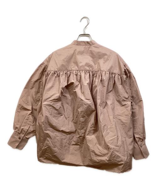 AUBRIOT（オブリオ）AUBRIOT (オブリオ) メモリータフタ ブラウス ピンク サイズ:SIZE 2の古着・服飾アイテム