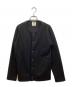 JACKMAN (ジャックマン) Jersey Collarless Jacket ブラック サイズ:SIZE M：5000円
