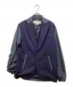 GANRYU×COMME des GARCONSガンリュウ×コムデギャルソン）の古着「切替ジャケット」｜ネイビー