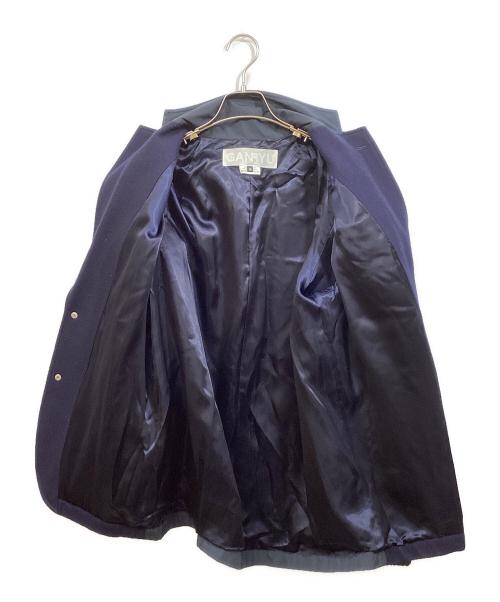 GANRYU（ガンリュウ）GANRYU (ガンリュウ) COMME des GARCONS (コムデギャルソン) 切替ジャケット ネイビー サイズ:SIZE Mの古着・服飾アイテム