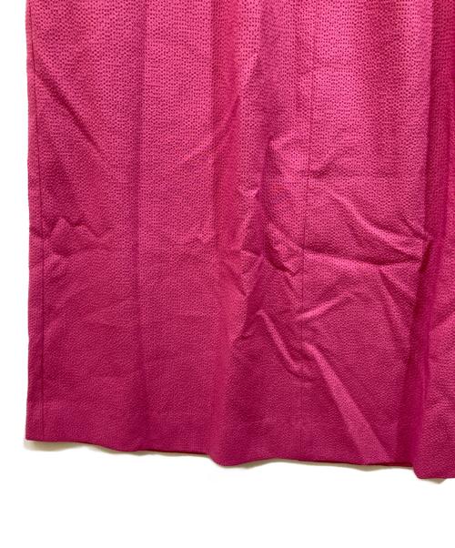 BALLSEY（ボールジィ）BALLSEY (ボールジィ) コンパクトサッカー ギャザーVネックワンピース ピンク サイズ:SIZE 36の古着・服飾アイテム