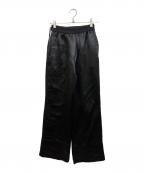 Acne studiosアクネ ストゥディオス）の古着「サテントラウザーズパンツ」｜ブラック
