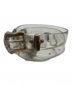 TOGA PULLAトーガ プルラ）の古着「PVCメタルバックルベルト」