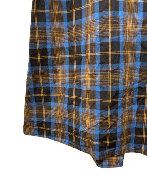 Curensology（カレンソロジー）Curensology (カレンソロジー) チェックコットンキャミソールワンピース ブルー サイズ:SIZE Freeの古着・服飾アイテム