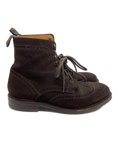 berwick（バーウィック）berwick (バーウィック) レースアップブーツ ブラウン サイズ:SIZE 7 1/2の古着・服飾アイテム