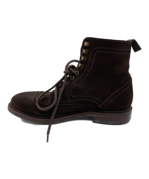 berwick（バーウィック）berwick (バーウィック) レースアップブーツ ブラウン サイズ:SIZE 7 1/2の古着・服飾アイテム