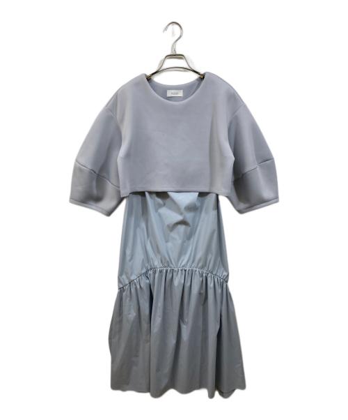 emmi atelier（エミアトリエ）emmi atelier (エミアトリエ) ダンボールトップスセットキャミワンピース スカイブルーの古着・服飾アイテム