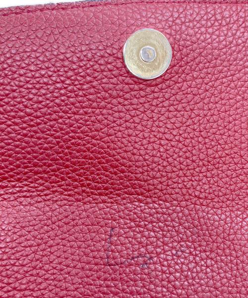 MICHAEL KORS（マイケル・コース）MICHAEL KORS (マイケルコース) BEDFORD LEGACY MEDIUM PEBBLED LEATHER SHOULDER BAG ボルドーの古着・服飾アイテム