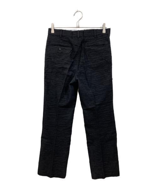 JOHN LAWRENCE SULLIVAN（ジョン ローレンス サリバン）JOHN LAWRENCE SULLIVAN (ジョン ローレンス サリバン) WOOL STRAIGHT TROUSERS ブラック サイズ:44の古着・服飾アイテム